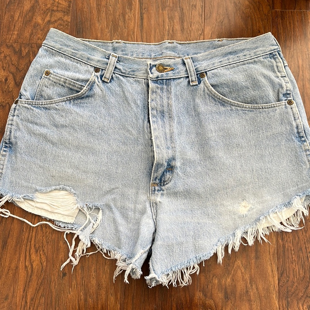Upcycled Wrangler shorts